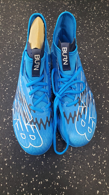 Vist Large View of Product Image Which is Used New Balance BURN LAX Cleats Womens Royal Blue Senior 6
