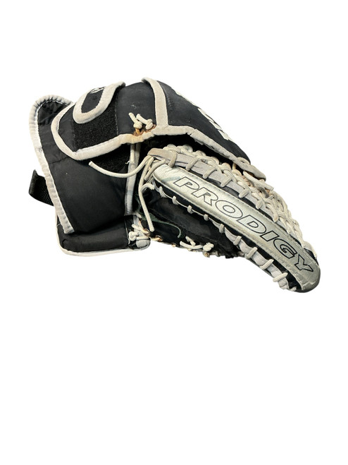 Vist Large View of Product Image Which is Used Itech CATCHER Youth Goalie Catcher White