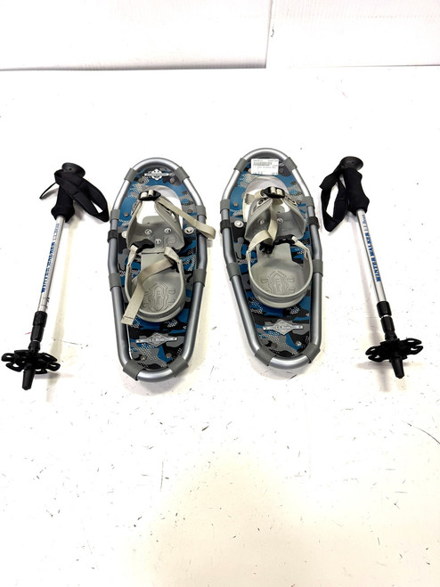 Vist Large View of Product Image Which is Used L.L. Bean Snowshoes Mens Royal Blue 19"