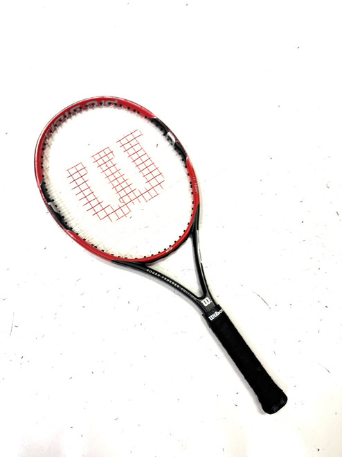 Vist Large View of Product Image Which is Used Wilson PROSTAFF 25 BLX Junior Tennis Racquet Black 25"