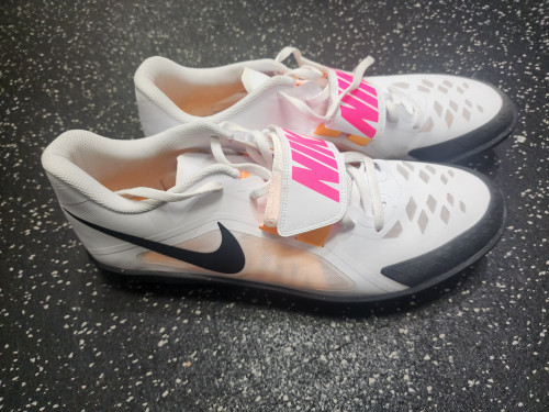 Vist Large View of Product Image Which is Used Nike Track & Field Cleats Adult White Senior 14