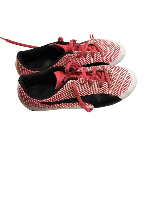Vist Large View of Product Image Which is Used Puma Soccer Cleats Cardinal And White Senior 5