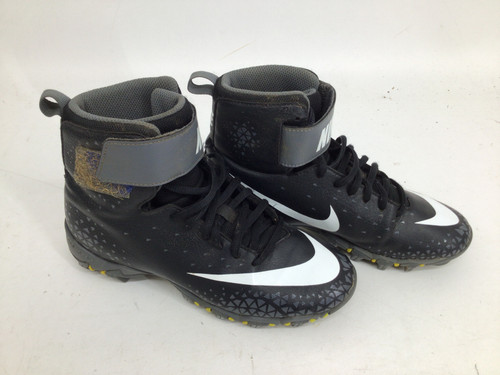 Vist Large View of Product Image Which is Used Nike FORCE SAVAGE SHARK JR 3.5 FB CLEAT Jr FB Cleats Black Junior 03.5