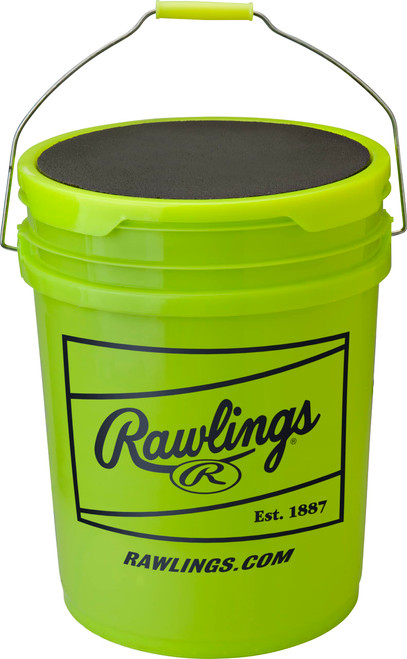 Vist Large View of Product Image Which is  Rawlings 6 Gallon Bucket with padded lid