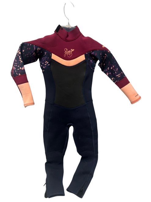 Vist Large View of Product Image Which is Used Roxy Syncro 3/2mm Junior Full Suit / Wetsuit Navy Blue SZ 6