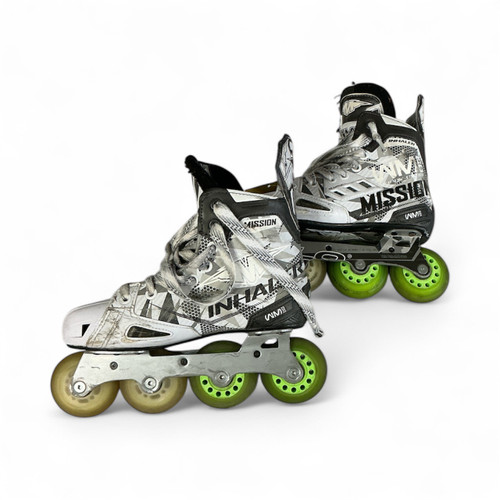 Vist Large View of Product Image Which is Used Mission Roller Hockey Skates Black Junior 03.5