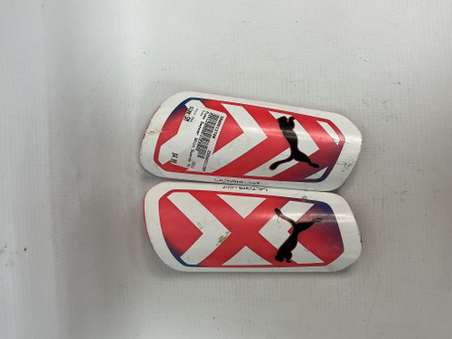 Vist Large View of Product Image Which is Used Puma Soccer Shin Guards Youth Red SM