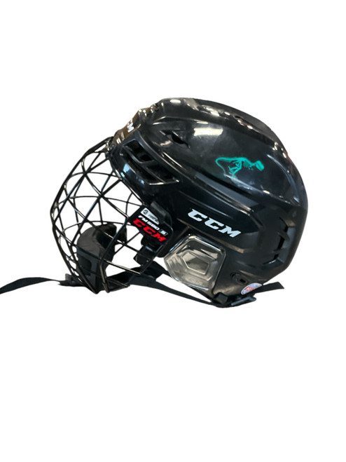 Vist Large View of Product Image Which is Used CCM TACKS 210 Helmet Cage Combo Black SM 11512-S000225322