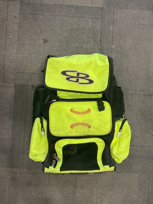 Vist Large View of Product Image Which is Used BoomBah SOFTBALL WHEELED BACKPACK BAG BB/SB Player Wheeled Bag Green 11614-S000218525