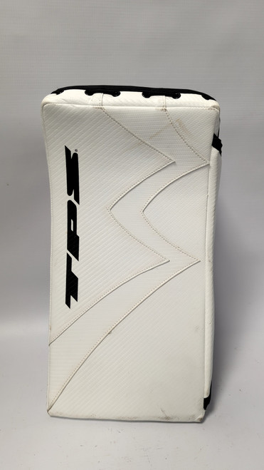 Vist Large View of Product Image Which is Used TPS Hockey SUMMIT GOALIE BLOCKER Senior Goalie Blocker White