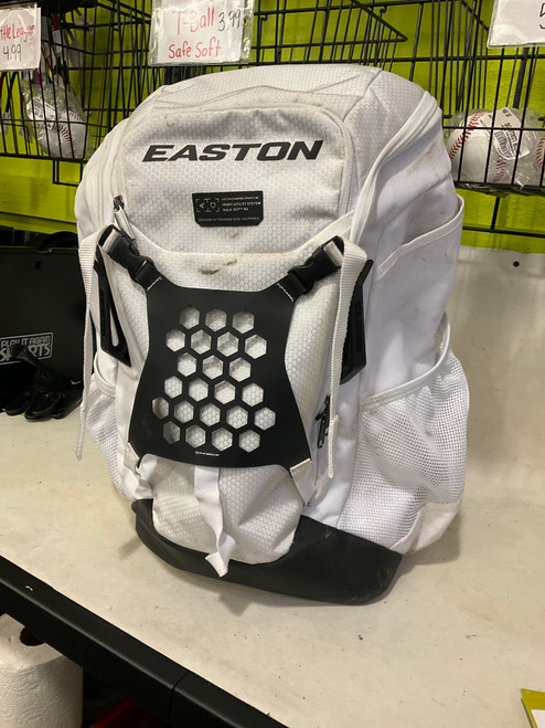 Vist Large View of Product Image Which is Used Easton BACKPACK BB/SB Player Backpack White 11790-S000047413