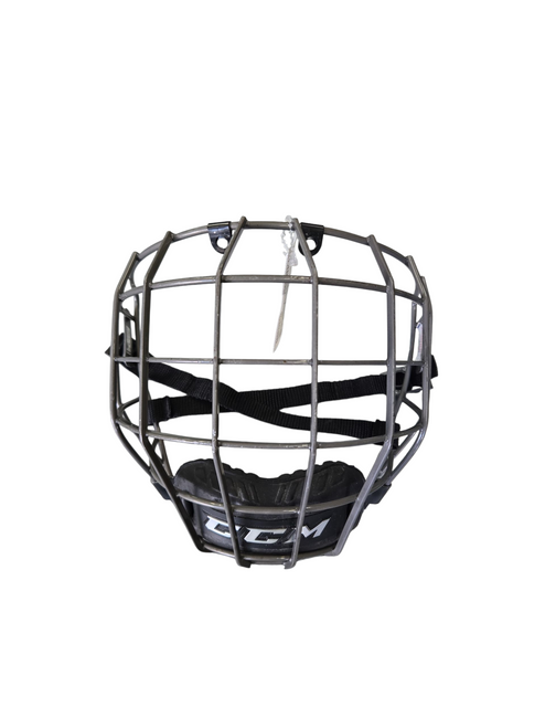 Vist Large View of Product Image Which is Used CCM Hockey Wire Mask Black SM