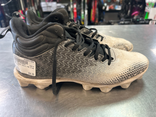 Vist Large View of Product Image Which is Used Under Armour Adult FB Cleats Black Senior 10