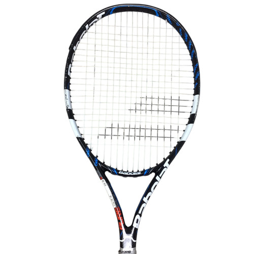Vist Large View of Product Image Which is Used Babolat PURE DRIVE JR 25 Junior Tennis Racquet Royal Blue 25"