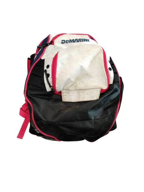 Vist Large View of Product Image Which is Used Demarini VOODOO BB/SB Player Backpack White 11866-S000027236