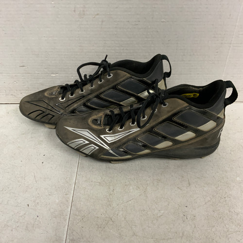 Vist Large View of Product Image Which is Used Reebok PLAY DRY BB/SB Cleats Grey Senior 12