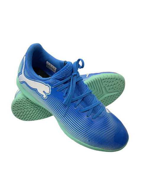 Vist Large View of Product Image Which is Used Puma Soccer Indoor Shoes Royal Blue Senior 7 11856-S000021872