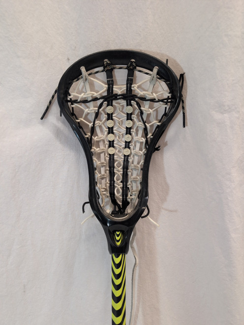 Vist Large View of Product Image Which is Used Maverik VERTIGO Women's Lacrosse Stick Black