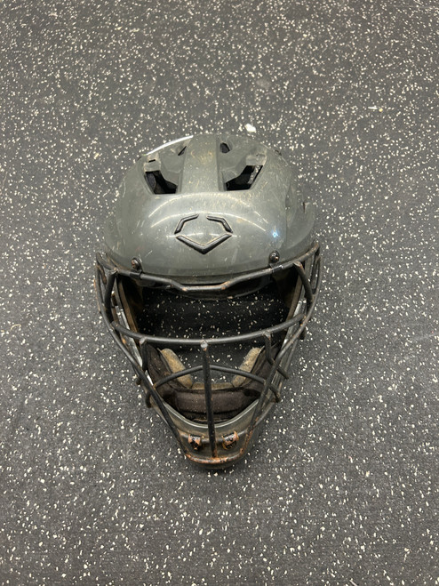 Vist Large View of Product Image Which is Used Evoshield WB57084 7 1/2-8 Catchers Helmet w/Mask Grey One Size