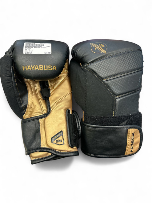 Vist Large View of Product Image Which is Used Hayabusa Boxing Gloves Black LG