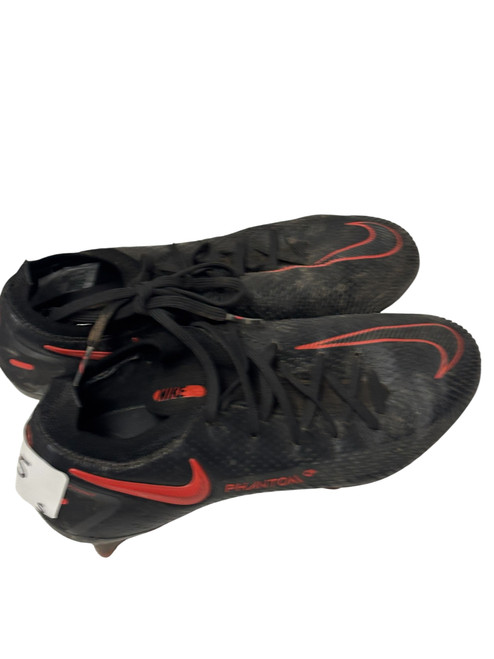 Vist Large View of Product Image Which is Used Nike PHANTOM GT Elite FG CK8439-060 Soccer Cleats Black Junior 04.5