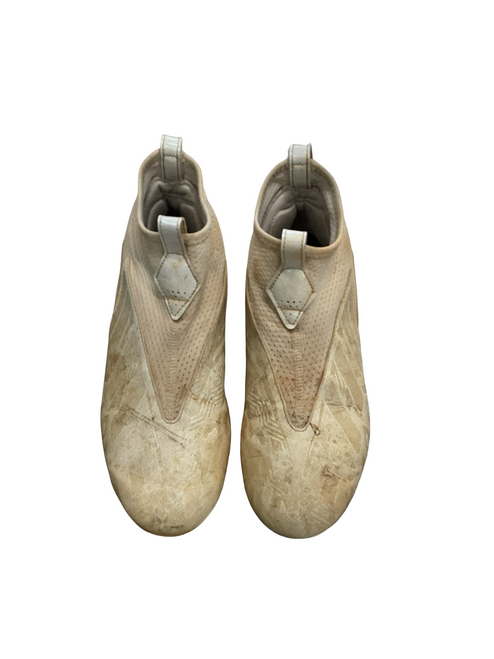 Vist Large View of Product Image Which is Used Adidas Jr FB Cleats White Junior 06