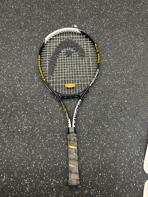 Vist Large View of Product Image Which is Used Head TOUR PRO Adult Tennis Racquet Black 4 1/4"