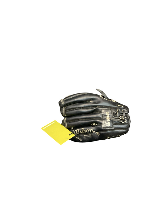 Vist Large View of Product Image Which is Used Wilson T BALL BB/SB Glove RH Throw Black 9"