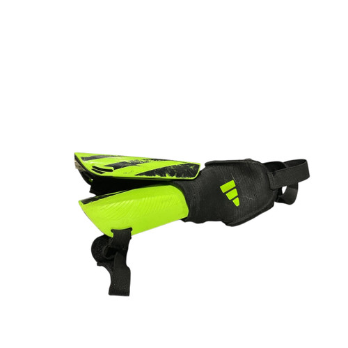 Vist Large View of Product Image Which is Used Adidas Soccer Shin Guards Youth Neon Green SM