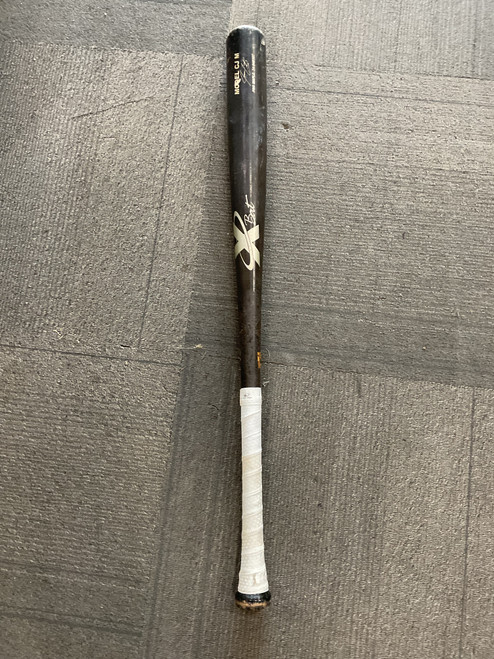 Vist Large View of Product Image Which is Used X BAT MODEL CJ M PRO MAPLE 34 BB/SB Wood Bat Black 34"