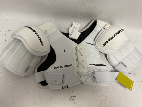 Vist Large View of Product Image Which is Used Sher-wood PMP 5030 Senior Shoulder Pads LG 11855-S000188903