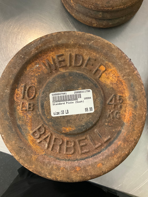 Vist Large View of Product Image Which is Used Standard Plate (Each) 10 lb