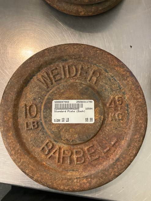 Vist Large View of Product Image Which is Used Standard Plate (Each) 10 lb