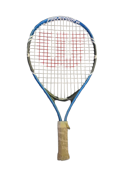 Vist Large View of Product Image Which is Used Wilson FEDERER 19 Junior Tennis Racquet Royal Blue 19"