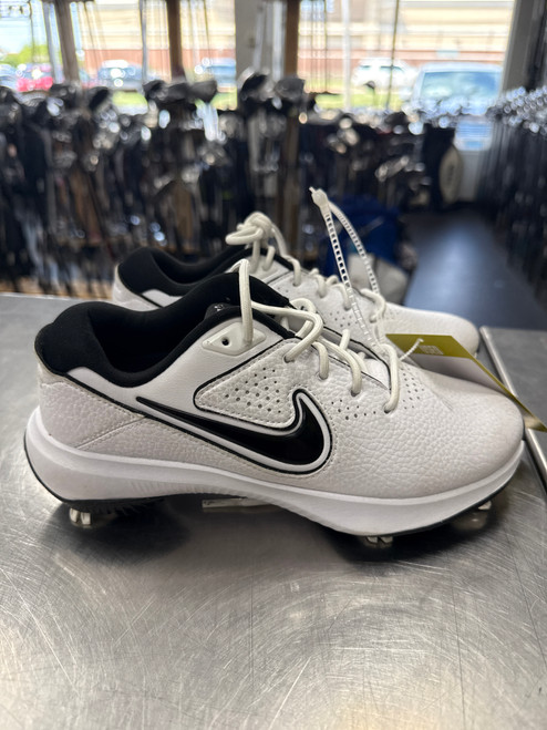 Vist Large View of Product Image Which is Used Nike TW Jr Golf Shoes White Junior 04
