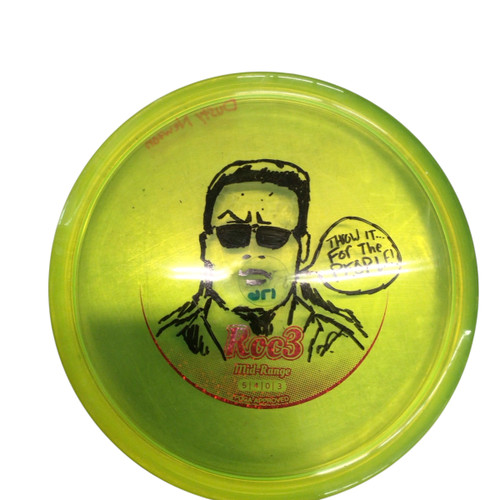 Vist Large View of Product Image Which is Used Innova ROC 3 Disc Golf Mid Range Green 11760-S000079856