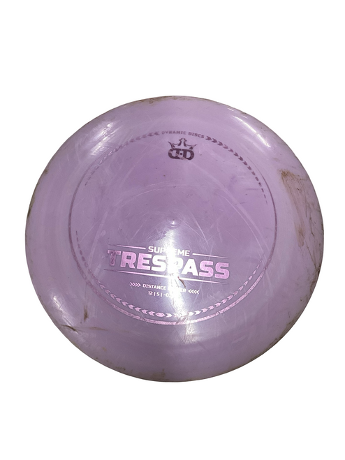 Vist Large View of Product Image Which is Used Dynamic Discs SUPREME TRESPASS Disc Golf Driver Pink 11613-S000165250