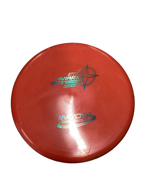 Vist Large View of Product Image Which is Used Innova STAR AVIAR X3 Disc Golf Putter Red 11613-S000165249
