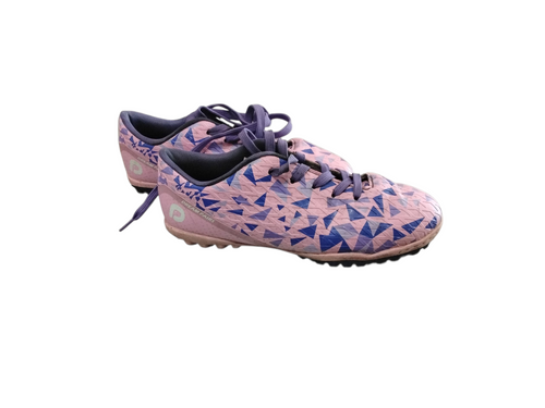 Vist Large View of Product Image Which is Used Soccer Turf Shoes Pink Junior 04
