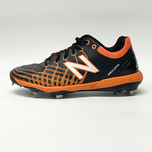 Vist Large View of Product Image Which is Used New Balance KINETIC BB/SB Cleats Orange Senior 7.5 11805-S000018187