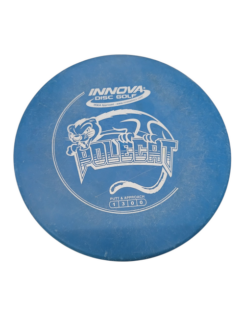 Vist Large View of Product Image Which is Used Innova POLECAT Disc Golf Putter Carolina Blue 11708-S000181820