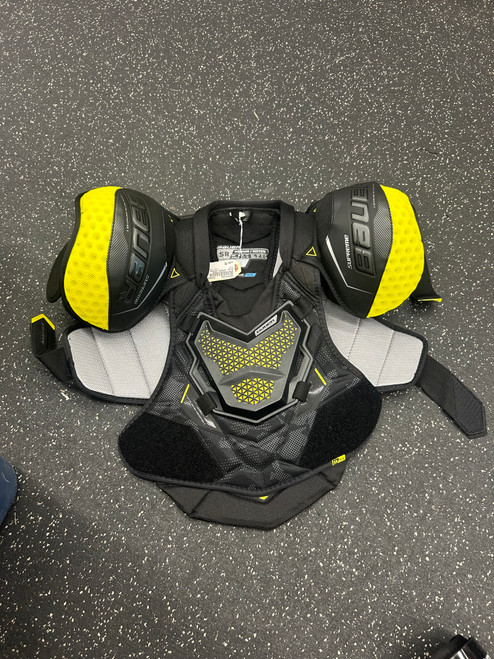 Vist Large View of Product Image Which is Used Bauer SPREME MATRIX Senior Shoulder Pads MD 11162-C000433368