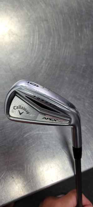Vist Large View of Product Image Which is Used Callaway APEX PRO FORGED KBS TGI 90 Mens Individual Iron RH 6 Iron