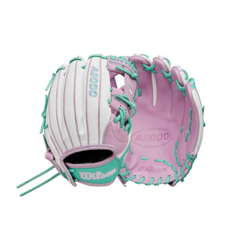 Vist Large View of Product Image Which is NEW Wilson A2000 FP Fall 2025 FP1175 White/Lavender/Seafoam 11.75"-RHT