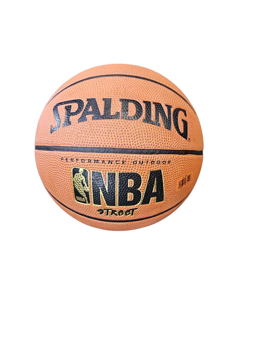 Vist Large View of Product Image Which is Used Spalding NBA STREET Basketball Adult Outdoor