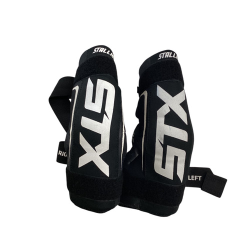 Vist Large View of Product Image Which is Used STX ARM PADS Lacrosse Arm Pads/Guards Black SM