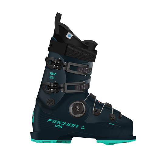 Vist Large View of Product Image Which is New Fischer XTR RC4 95 MV BOA 2026 Women's Ski Boots- Size 24.5