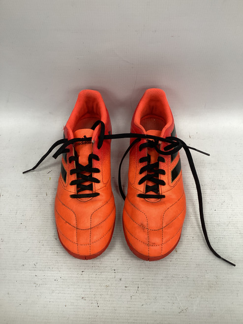 Vist Large View of Product Image Which is Used Adidas Soccer Turf Shoes Red Junior 05.5