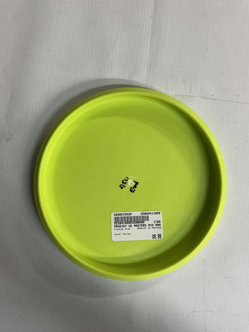 Vist Large View of Product Image Which is Used Prodigy Disc PRODIGY US MASTERS Disc Golf Mid Range Yellow