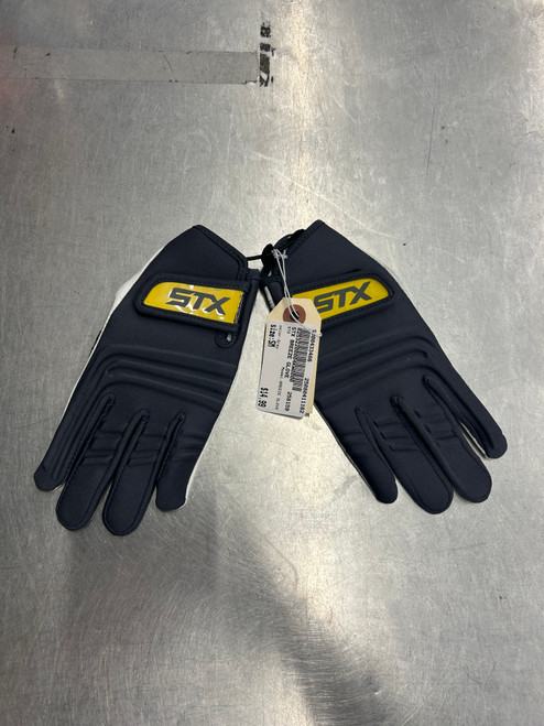 Vist Large View of Product Image Which is Used STX BREEZE GLOVE Lacrosse Gloves Womens Grey SM